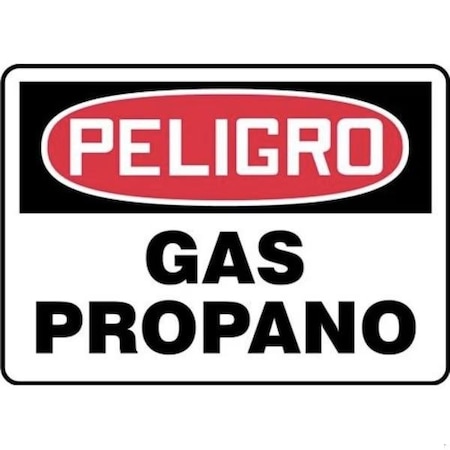 Accuform OSHA DANGER Safety Sign PROPANE GAS SHMCHL217VS